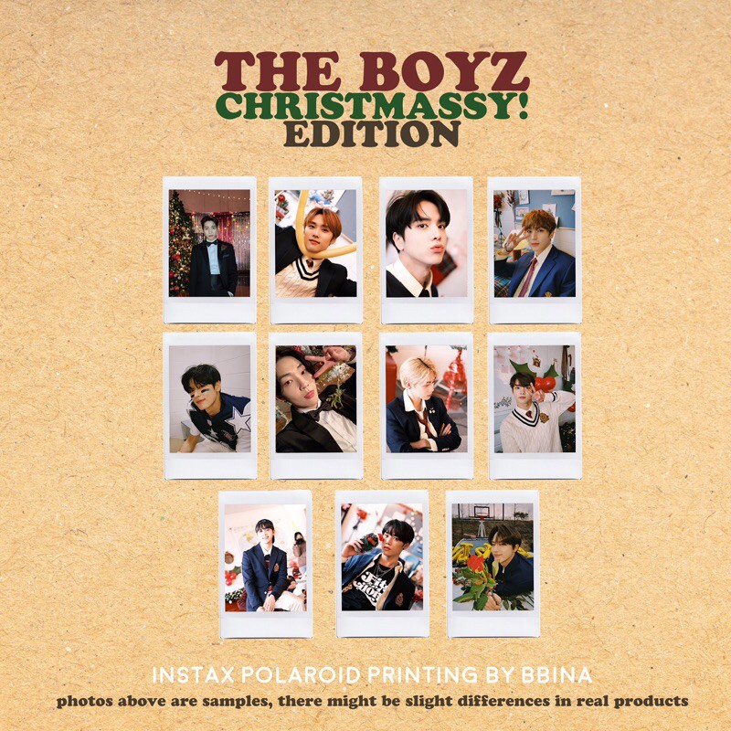 Instàx Polaröid The Boyz Christmassy Edition