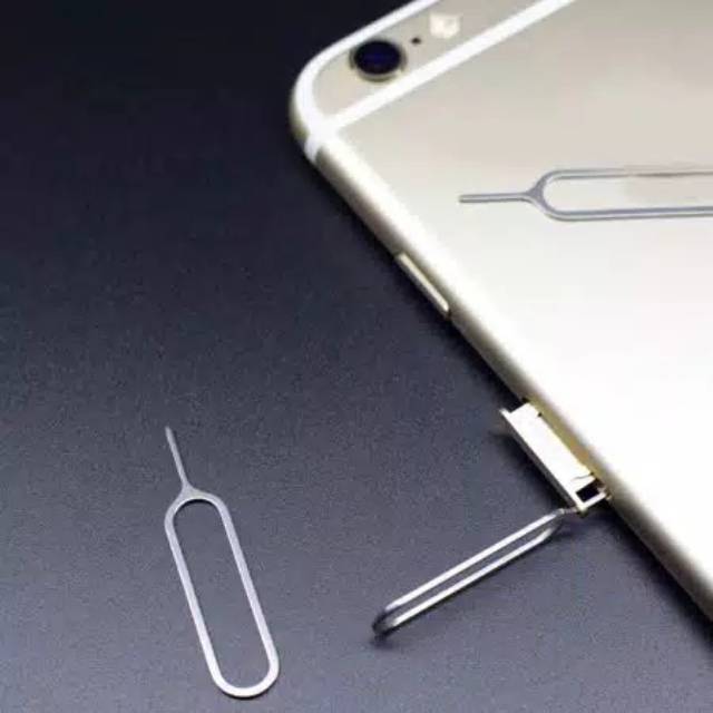 BELI 1 dapat 10 PCS Sim Ejector Jarum Pembuka SIM CARD Tusukan SIM PIN KEY Noosy Nossy Nosi Nosy