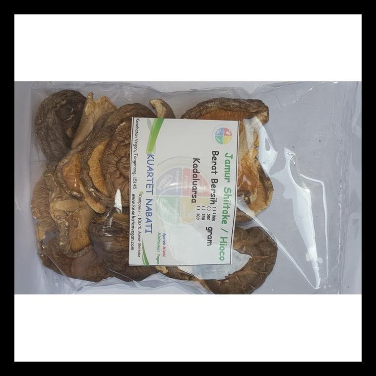 

PROMO! JAMUR HIOKO - SHITAKE - KERING - BESAR - SHIITAKE 250 GR PALING MURAH