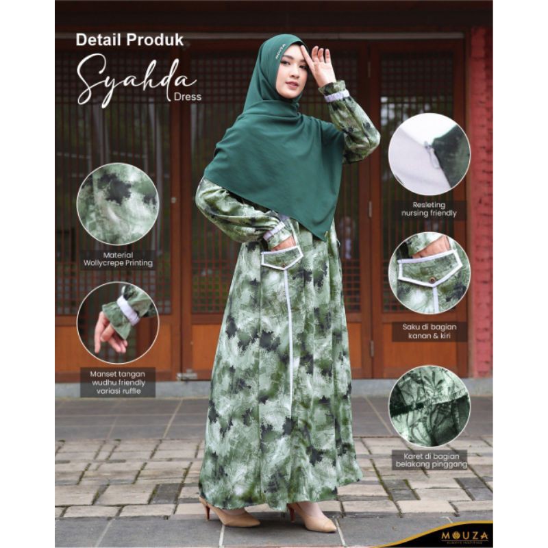 GAMIS WOLLYCREPE MOTIF PREMIUM SYAHDA MOUZA BUSUI