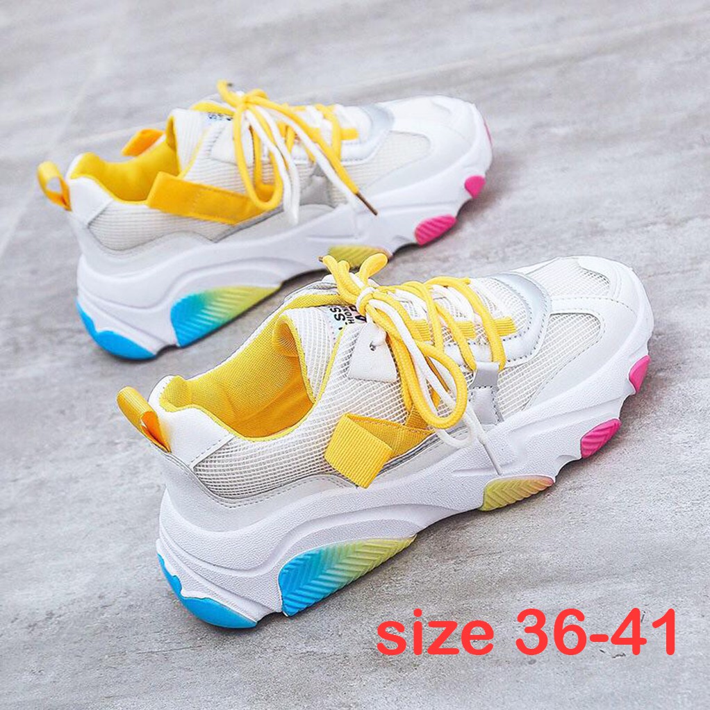 Sepatu Sneakers Wanita Putih Sport terbaru Sneaker Sepatu Olahraga Import Cewek Korea Fashion SP-108