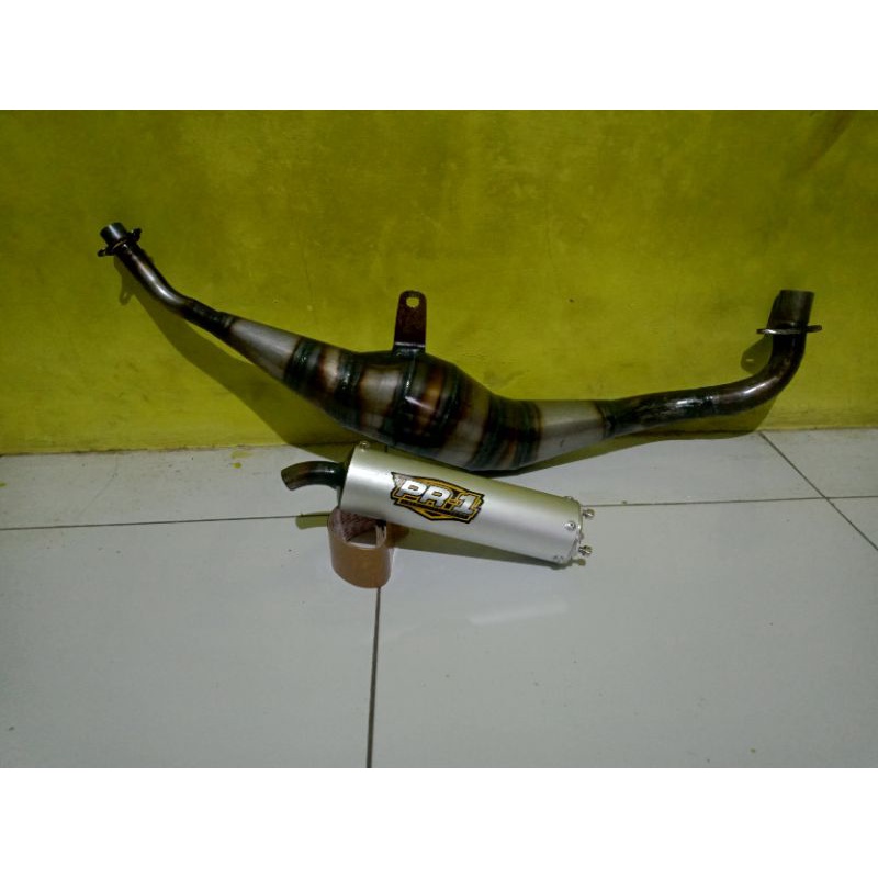 KNALPOT F1,FIZR,FIZ,F1ZR,FORCE MODEL KOLONG KALAJENGKING/SCORPIO PLAT KARAT GARING DAN BERTENAGA