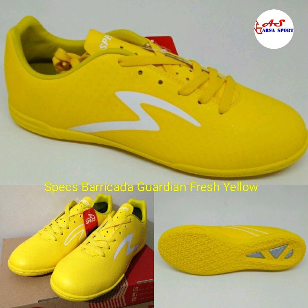 Sepatu Futsal Specs Barricada Guardian Fresh Yellow Futsall