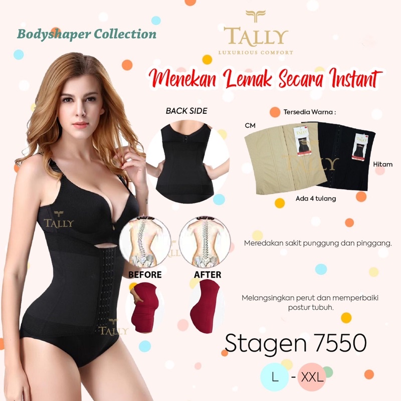 Stagen | Korset pelangsing perut TALLY 7550 bodyshaper collection