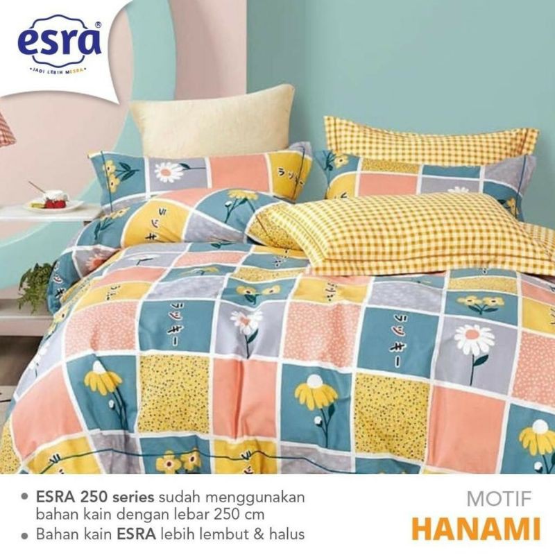 Sprei seprai murah esra bahan adem halus