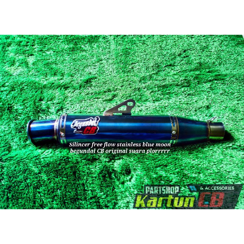 Silincer freeflow begundal CB original full bluemoon suara plorr klokor²