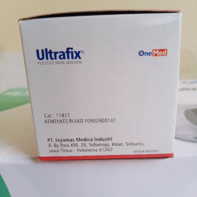 Ultrafix One med 5 x 5 plester  Non Woven