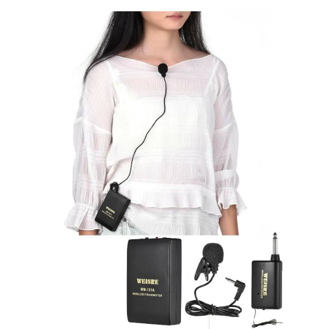 Mic Wireless Transmitter & Receiver Professional Microphone