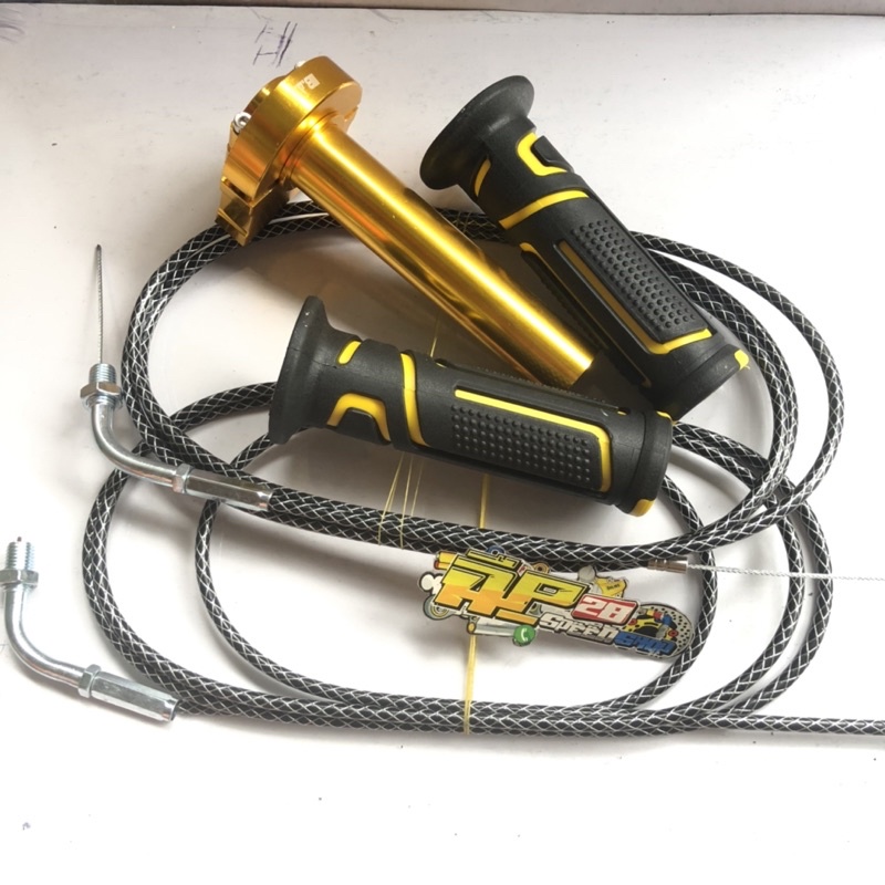 GAS SPONTAN 2 KABEL DAN 1 KABEL UNIVERSAL ALL MOTOR BEAT VARIO SCOOPY GENIO PCX CB 150 R NMAX AEROX LEXI MIO NOUVO VIXION JUPITER VEGA SATRIA FU FIZR NINJA DLL