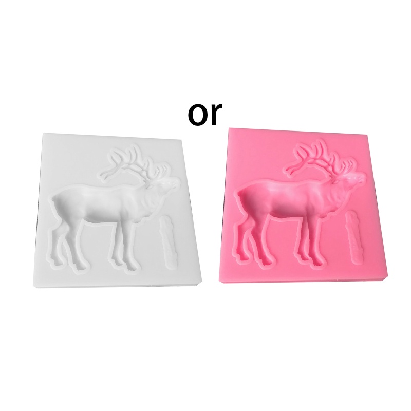 Alat Cetakan Kue Biskuit Model Kartun Rusa Natal Untuk Dekorasi Ulang Tahun