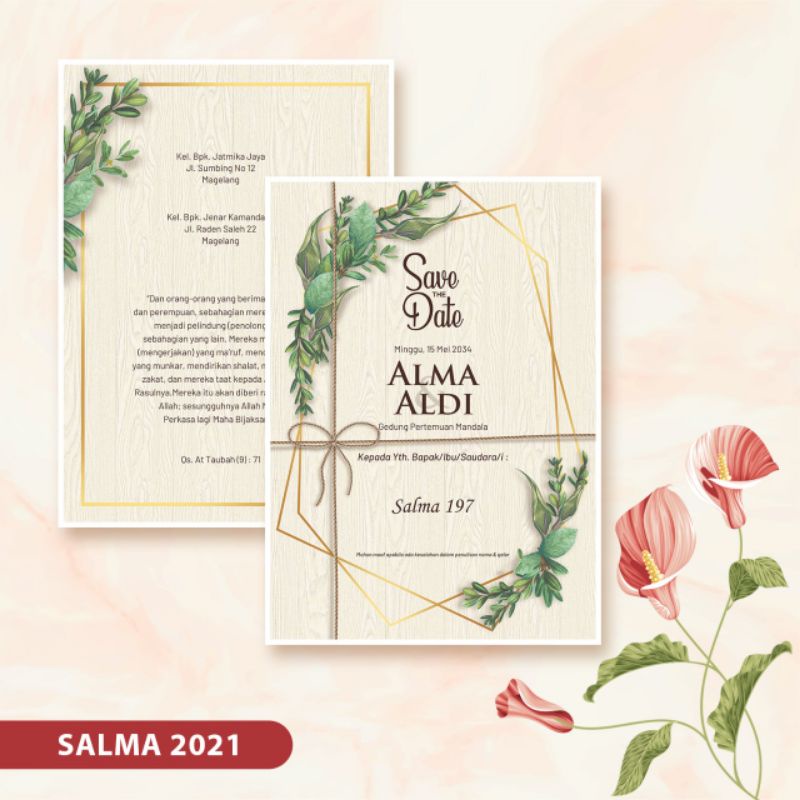 Blangko undangan salma 197