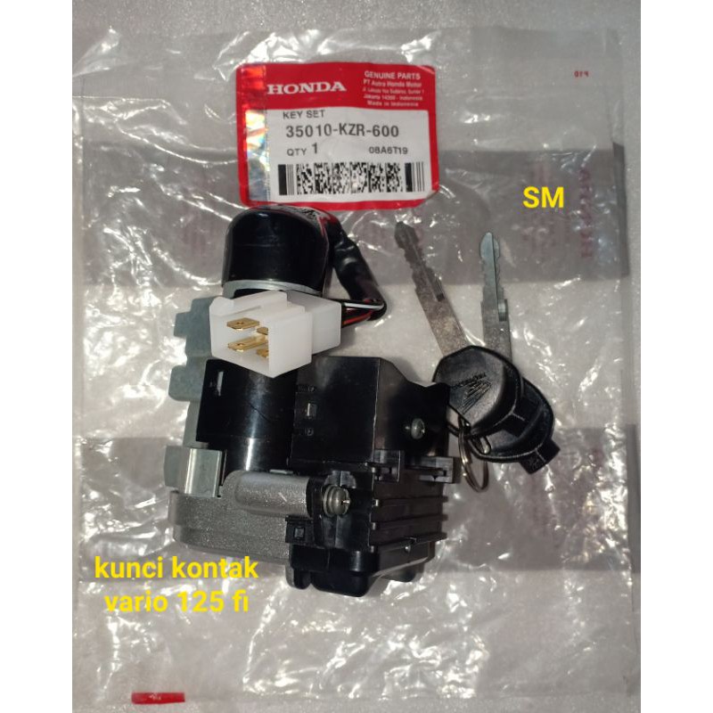 kunci kontak vario 125 fi kode part 35010-KZR-600