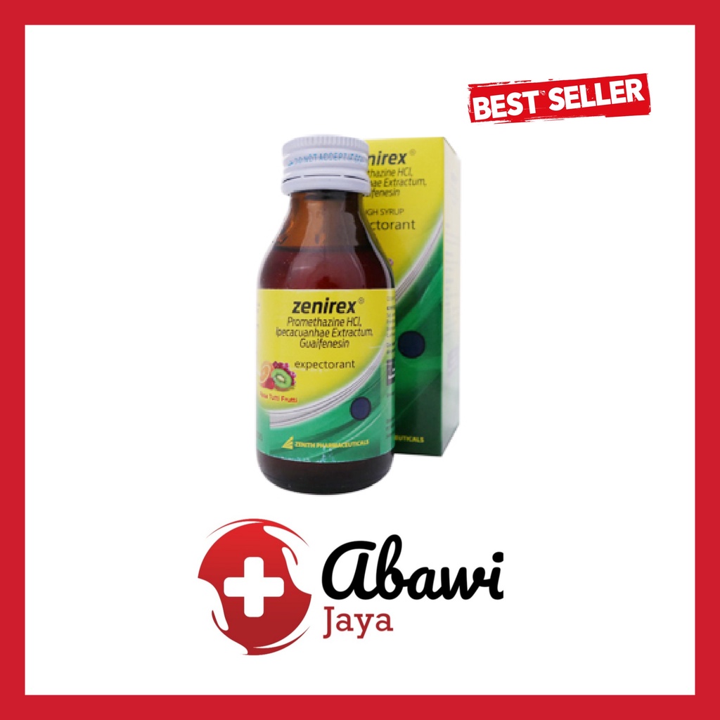 [AB] Zenirex Expectorant Sirup 60 ml / ZENIREX SIRUP / ZENIREX SYRUP