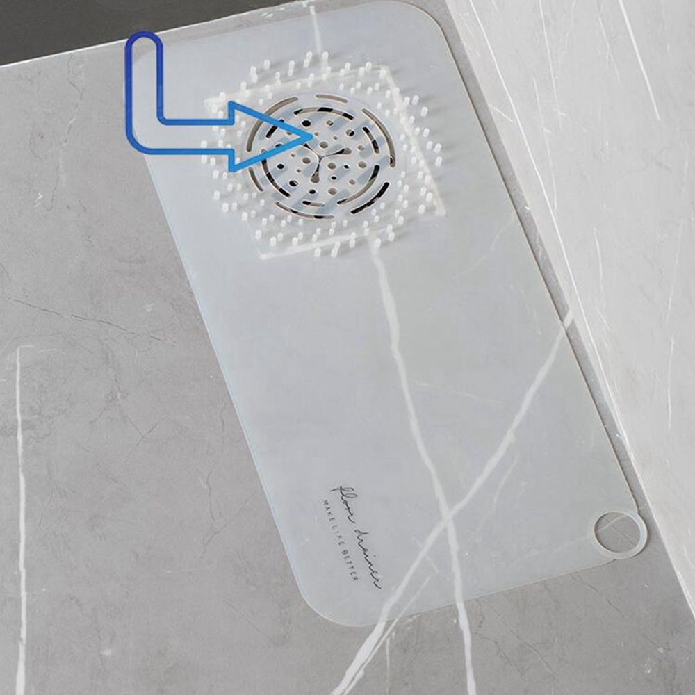 REBUY Silicone Floor Drain Cover Anti-clog Shower  Supplies Hair Catchers Bath Tub Sink Strainer Cover Anti-smell Household Sewer Smell Removal Sealing for Kitchen Bathroom/Multicolor