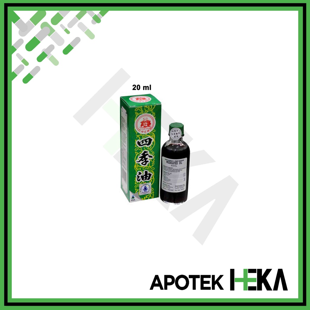 Shen Nong Si Four Season Medicated Oil 12 ml / 40 ml (SEMARANG)