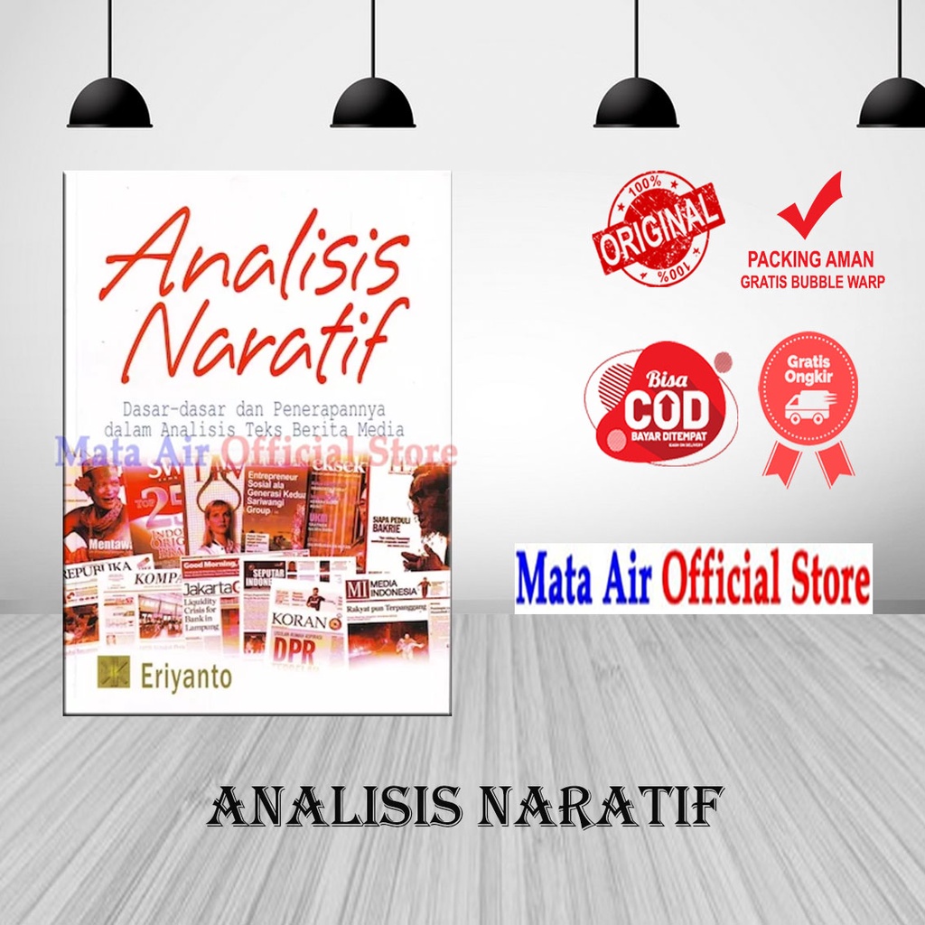 BEST SELLER ORIGINAL ANALISIS NARATIF - ERIYANTO - KENCANA