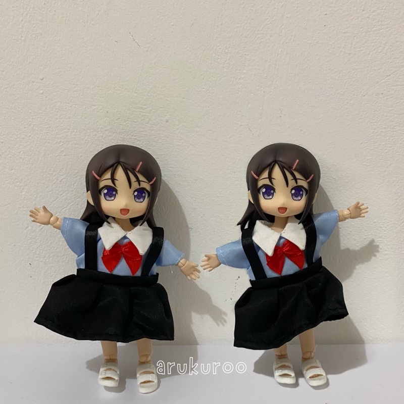 Baju Nendoroid Clothes Bow Suspender Dress Set YMY Yomane OB11 DOD