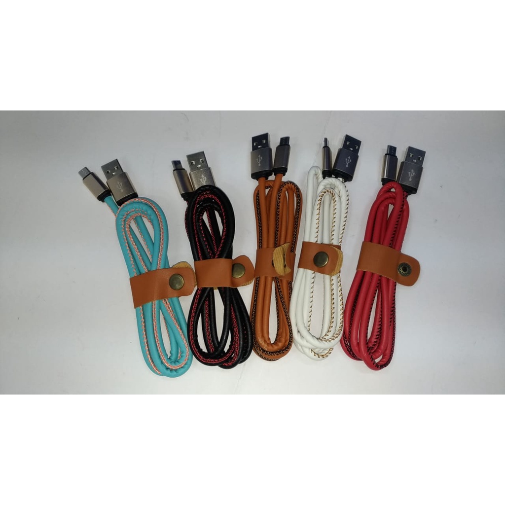 KABEL DATA BAHAN KULIT MICRO MURAH