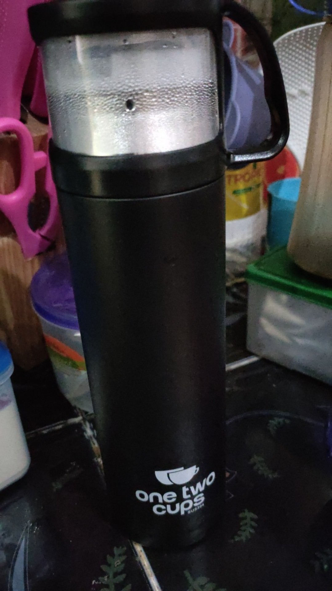 Botol Minum Thermos With Cup Head 500ml