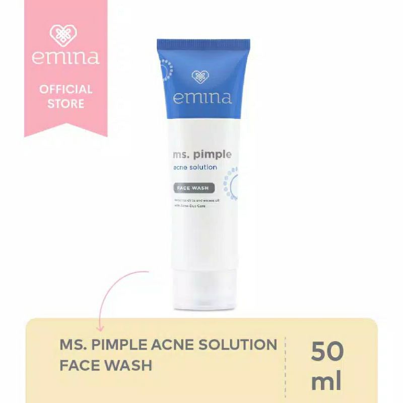 Emina ms.pimple acne solution face wash/Emina