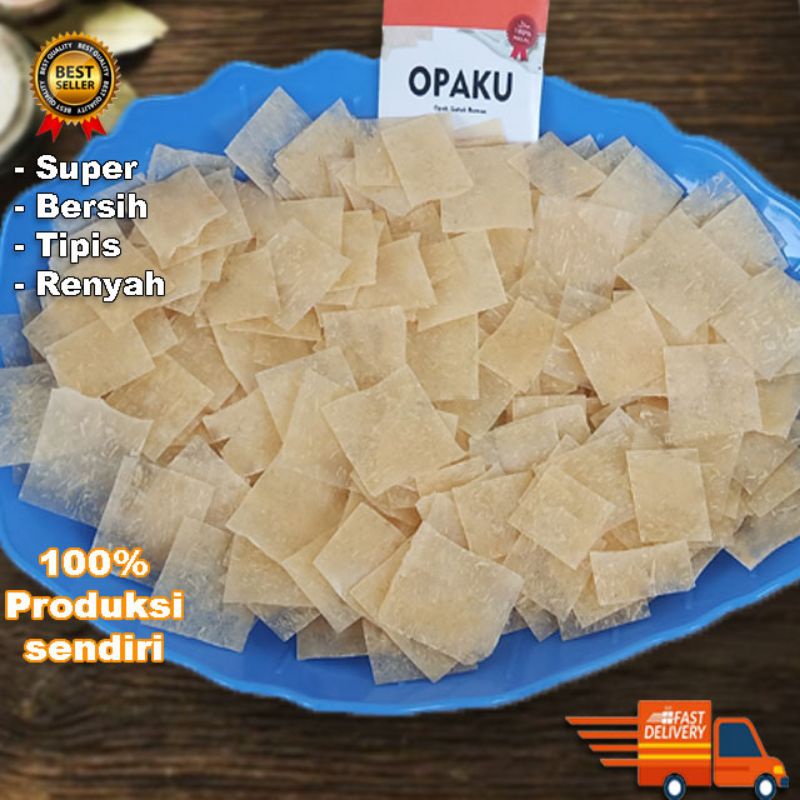 

OPAK SINGKONG PERSEGI KECIL SUPER TIPIS (MENTAH)/250G