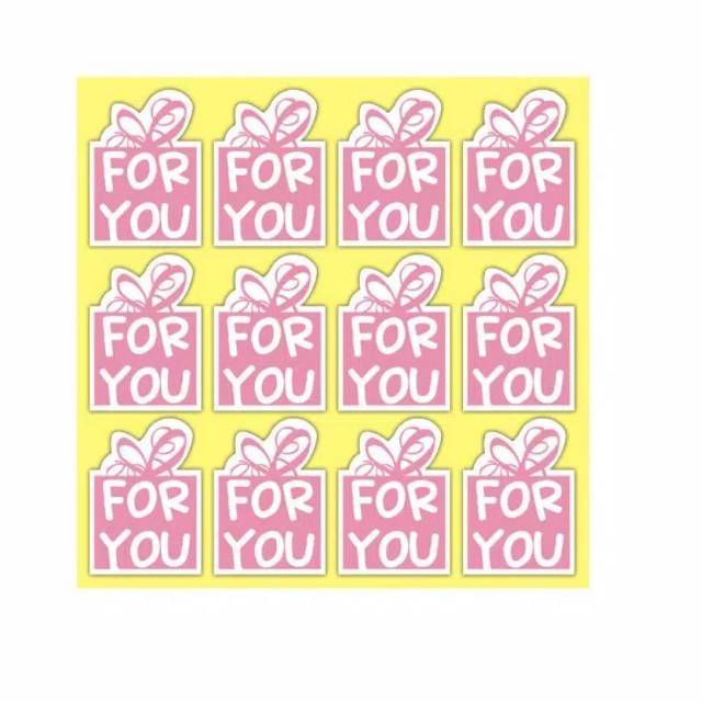 

Label Sticker For You stiker segel kemasan packaging sealer bungkus Kado gift hampers parcel L43