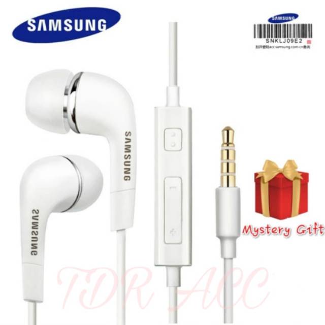 HANDSFREE - EARPHONE - HEADSET SAMSUNG J5 MADE IN VIETNAM KARET EXTRA BASS KUALITAS 100% CABUTAN COPOTAN