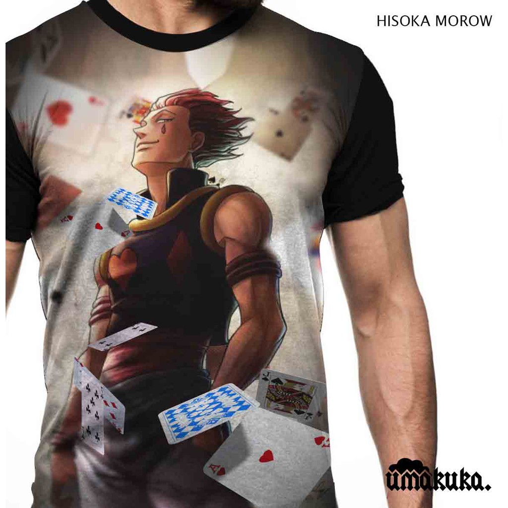 KAOS FULLPRINT ANIME TERLARIS / KAOS HISOKA / KAOS FULLPRINT