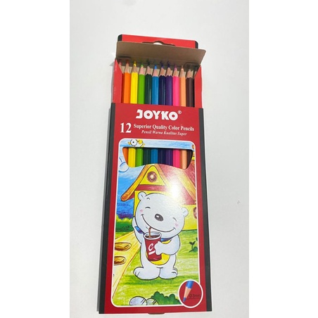 

Pensil Warna Joyko 12 Superior Quality Colors Pencils (CP-12PB)
