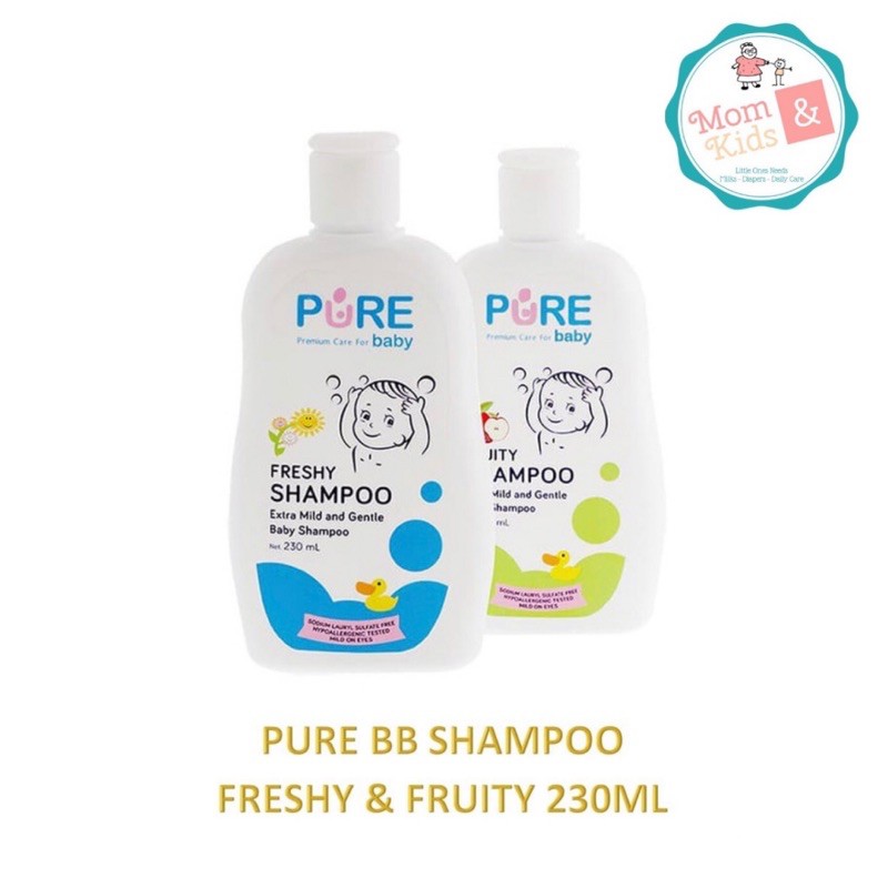 Pure Baby Shampoo Freshy and Fruity 230 ml / Shampo Bayi Pure 230 ml