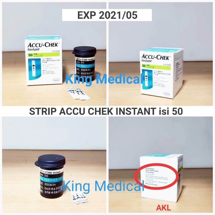 Accu Chek Instant Strip Glucose/Gula Darah Accu Check