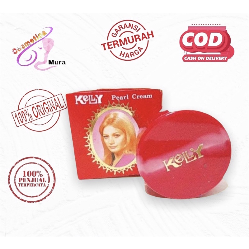 kelly cream bpom merah/ kelly cream wajah bpom - cream wajah kelly bpom || sabun wajah kelly lemon 25 gr || kelly soap lemon