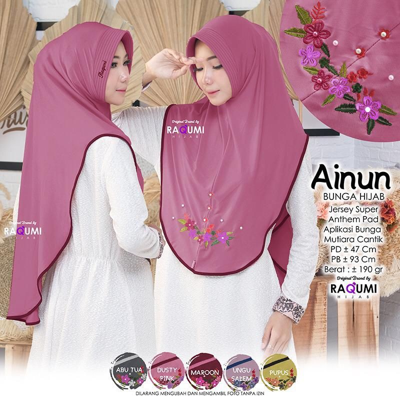 Ainun Bunga Hijab by Raqumi