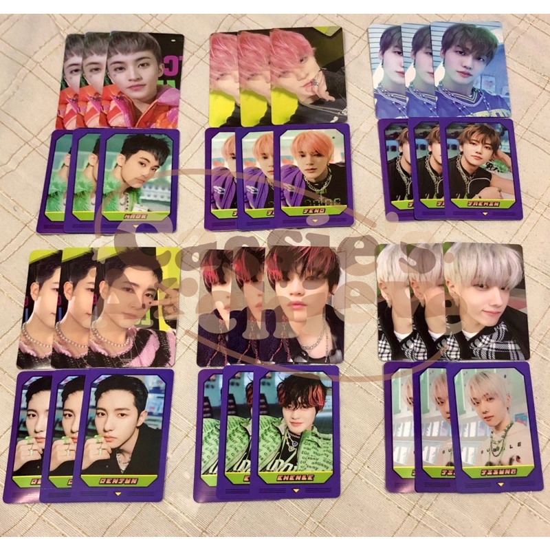 Sharing MD Merch Merchandise Glitch Mode Glimo Matching Card Game NCT Dream Mark Chenle