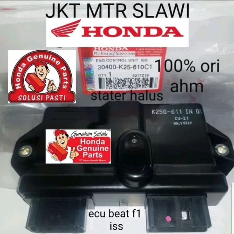 30400-K25-610C1 Ecu, ecm, cdi  beat f1, scoopy f1 iss idling stop  ori AHM