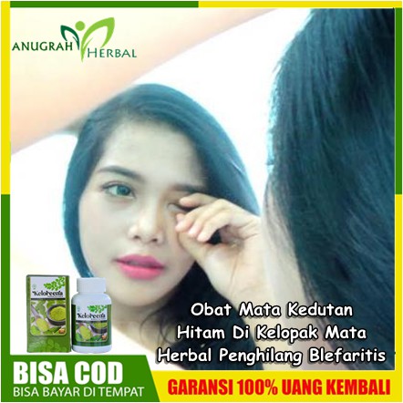 Obat Mata Kedutan/Hitam Di Kelopak Mata | Herbal Penghilang Blefaritis (Radang kelopak mata) Kering