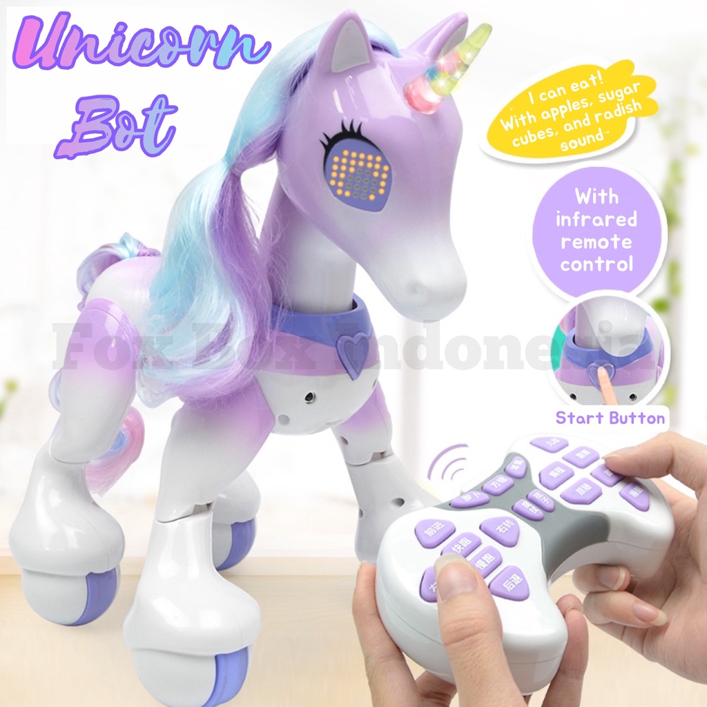 Remote Control Robot Unicorn - Mainan Robot Canggih Interaktif - Fox Box Indonesia