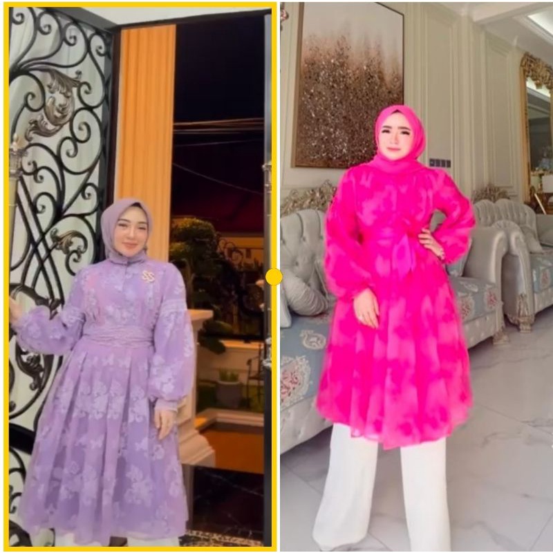 TUNIK BROKAT IMPORT BY SHELLASAUKIA ORIGINAL