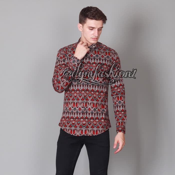 kemeja flanel planel flannel abu-abu kobinasi hitam LEVIS pria cowok