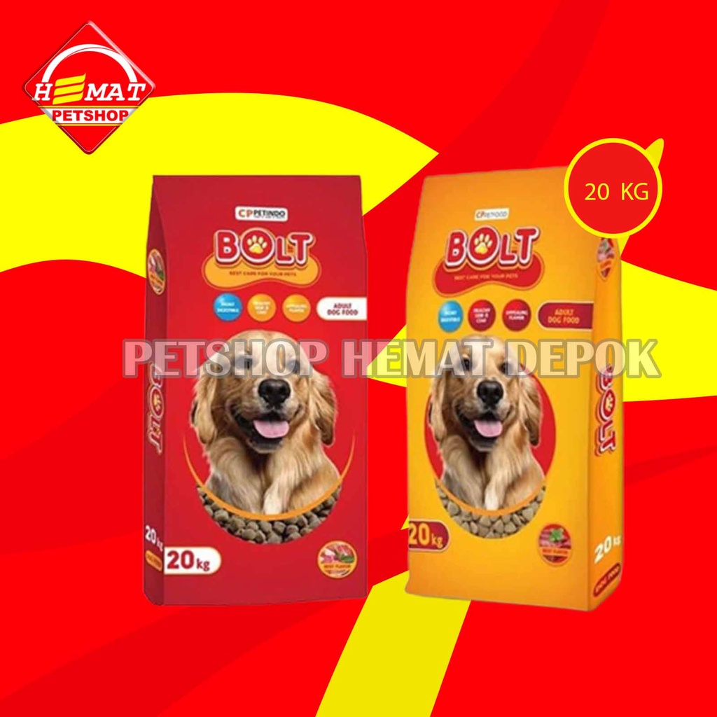 Bolt Dog Dry Food Adult Makanan kering Anjing Dewasa 20 KG