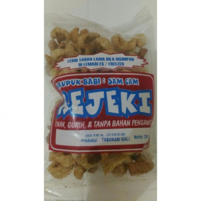 

PROMO!! Krupuk babi samcam Rejeki 150gr