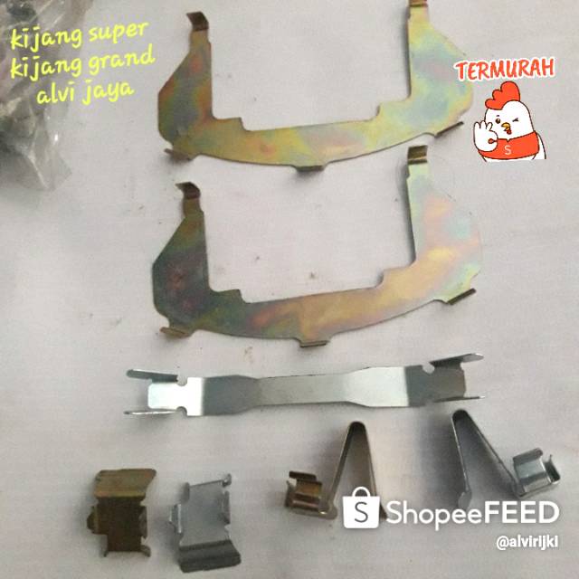 PLAT DIST BRAKE PAD KIJANG SUPER,KIJANG GRAND DLL