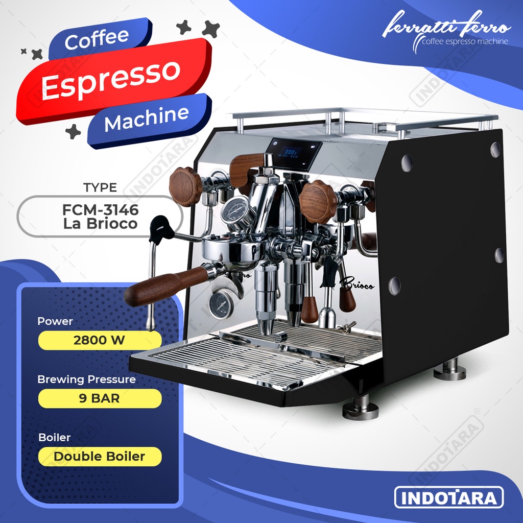 Mesin Kopi Ferratti Ferro Espresso Machine / FCM3146 La Brioco