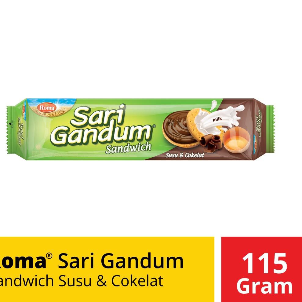 

Terbaik Roma Sari Gandum Coklat 115 gr