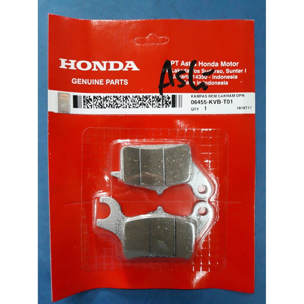 Dispad-Kampas Rem Depan Honda Vario FI-Beat FI Asli