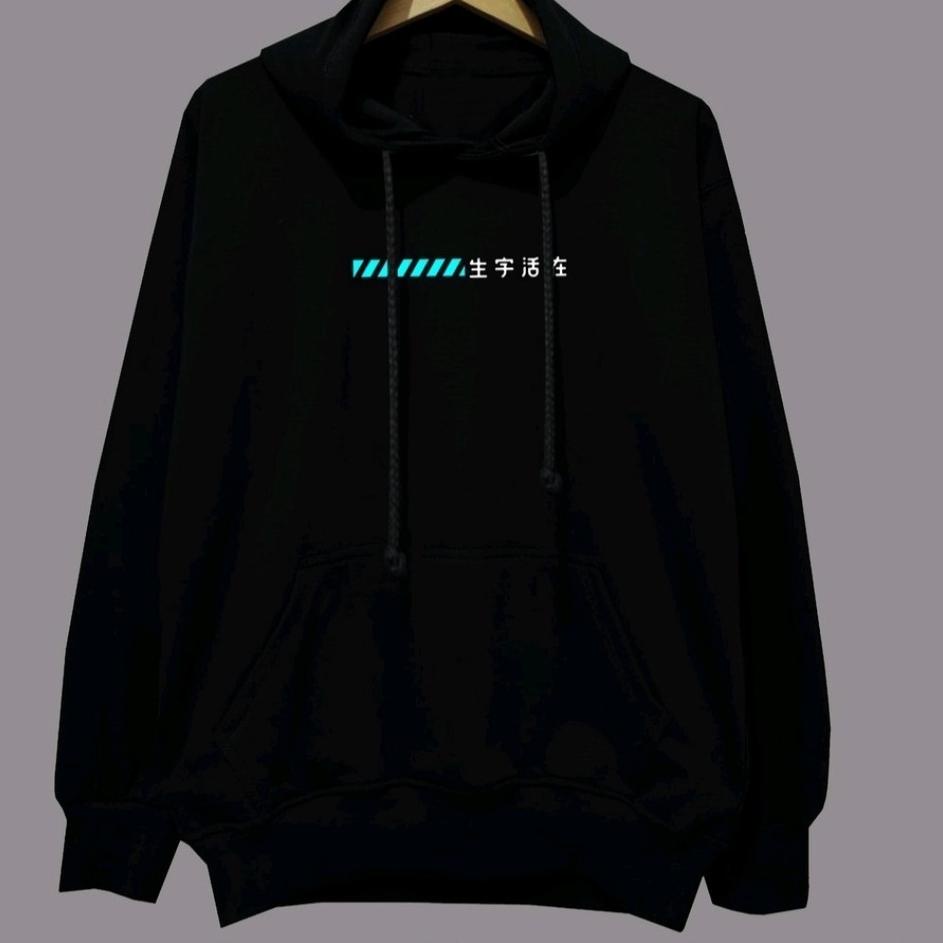 Terbagus.. Jaket Hoodie Pria Wanita Distro Bandung Original List Series Terbaru Bahan Cutton Fleece 