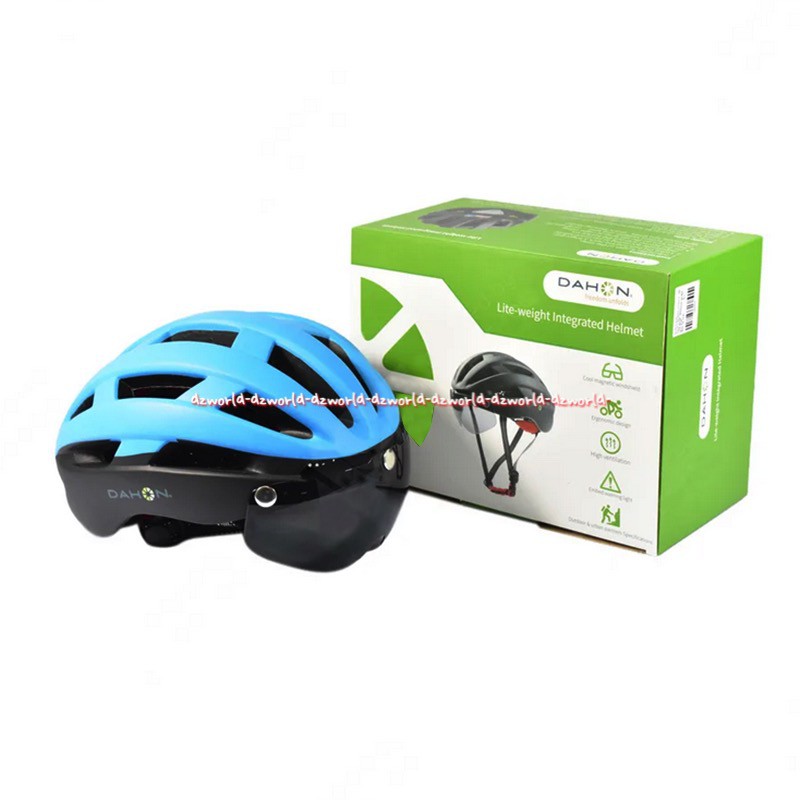 Dahon Lite Weight Helmet Helm Sepeda Ringan Hitam Dahon