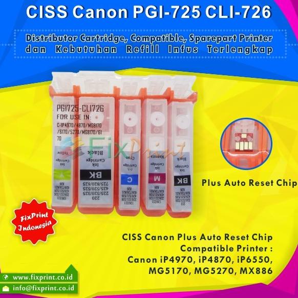 Ciss Cartridge Infus Canon 6560 Ix6560 Original