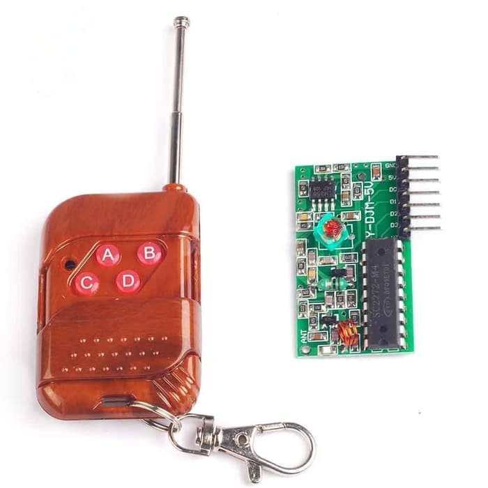 Remote Control Wireless RF 4 Channel Receiver Kits Arduino 2262 2272