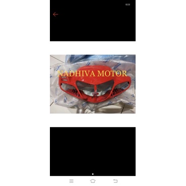 batok kepala satria hiu warna merah